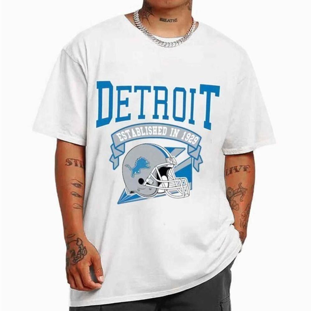 Vintage 90S Nfl Detroit Lions One Pride Shirt Vintage Style Nfl Football Shirt 1
